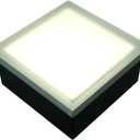 LUMENGY Paver Light 4x4 Inch (3.93x3.93), 5000K Daylight, Glare-Free Brick Lighting for Driveways, Walkways, Pool Decks and Patios, 12V Hardwired, IP67 Waterproof, Drive-Over Rated