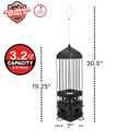 Nature's Way Bird Products Squirrel Shield Metal Squirrel Proof Advantage Cage Feeder 3.2 qt