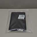 Simplebrand Black Sheer Curtains 96 Inches Long, Light Filtering Rod Pocket Solid Color Window Sheer Curtain Panels, Elegant Curtains & Drapes for Living Room, Bedroom 2 Panels (Black, 42" W x 96" L)