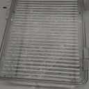 Isaac Jacobs Medium Stackable Organizer Bin (10.75x6.5x3.7) w/ Hinged Lid, Clear Storage Box, Home, Office, School, Fridge, Bathroom, Kitchen, Pantry Container, BPA-Free, Food Safe (Medium, Clear)