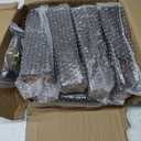 TURSTIN Set of 8 Furniture Legs 8 Inch Square Solid Wood Couch Legs Replacement Sofa Legs Mid Century Furniture Feet for Armchair Bed Dresser Cabinet Include Installation Hardware, Brown