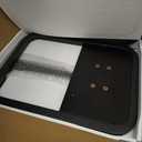 GOYLSER C Shaped Tv Trays Living Room End Table End Stand, Black Minimalist Wooden c Table for Sofa, Height Adjustable Tv Tray Tables Swivel Side Table for Dinner Eating