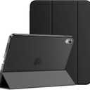 JETech Case for iPad (A16) 11th Generation 11 Inch 2025 / iPad 10th Generation 10.9 Inch 2022, Slim Smart Cover with Hard PC Translucent Back, Supports Touch ID, Auto Wake/Sleep (Black)
