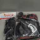 QPAU Kids Punching Bag Toy with Boxing Gloves, 66 Inch Larger Stable Kids Inflatable Boxing Bag Set, Gifts for Boys & Girls Age 6-12, for Practicing Karate, Taekwondo, MMA (Black&Red)