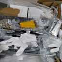 Outdoor Storage Shed Metal Trash Can Storage,120 Cu.Ft Garbage Can Storage Shed W/Lid Chain,Door Bolt & Pneumatic Spring Support Rods,for 3 Trash Bins,Bike,Garden Tools,Light Gray