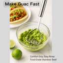 3 PCS Potato Masher Stainless Steel,Bean Smasher,Food Fruit Egg Masher Metal,Masher Kitchen Tool