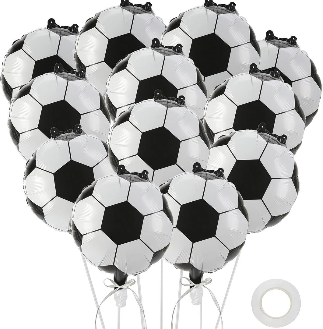 2 x 12 PCS 18 Inch Soccer Balloons Birthday Party Decorations Soccer Ball