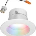 HALO 4" Smart Wi-Fi Recessed LED Light Powered by WiZ Pro, Dimmable Full Color w/SpaceSense Motion, Smart Home Ready - RL4069WZRGBWWHR