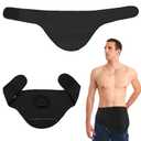 Ostomy Belt for Ostomy Bag Cover, Inner Pocket to Accommodate Ostomy Pouch for Sport or Daily Life, Black Colostomy Belt for Men & Women (X-Large)