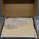 Rolling Storage Utility Cart with 6 Drawers and Wooden Tabletop for Under Desk Storage,White