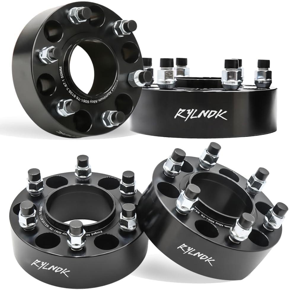 2 Inch 6x5.3 Wheel Spacers 6x135mm - Compatible with Lincoln & Ford - Navigator(2015-2025)/F150(2015-2025)/Expeditionr(2015-2025) - 4pcs