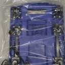 Voipvvii Folding Hand Truck 500lbs, Portable Heavy Duty Dolly Cart, 6 Wheels Collapsible Luggage Cart with 2 Elastic Ropes  Compact Trolley Cart for Easy Moving  Ideal Hand Cart for Travel and More