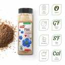5 x Badia Organic Ground Flax Seed, 16 oz - Superfood High in Fiber & Omega-3, Certified Organic, Non-GMO, Baking, Smoothies & Cooking (EXP 07/31/31)