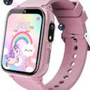 Smart Watch for Kids with 26 Games Girls Toys Age 6-8 Birthday Gifts Ideas for Girls 3 4 5 7 9 6 8 Year Old Christmas Stocking Stuffers for Kids (Pink)