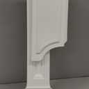 Mayne Dover Single Arm Mail Post - White - 25.5in x 8in x 56.5in - Standard Post, Arm & Hardware Kit Included (5810-W)