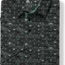 ZITY Men's Golf Shirts Short Sleeve Moisture Wicking Performance Print Patterns Casual Collared Golf Polo Shirt for Men (Green, XL)