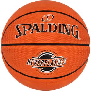 Spalding Spalding SGT NeverFlat Hexagrip Indoor/Outdoor Basketball, Official Size 7, 29.5"