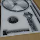 60 Inch Ceiling Fans with Lights and Remote Control, Farmhouse Ceiling Fan for Bedroom Living Room and Patio, Black Caged Ceiling Fan for Indoor and Outdoor