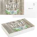 Rustic Home Sweet Home Postcard Set (6 x 4 In, 96 Pack)