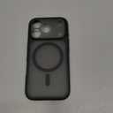 TOCOL for iPhone 17 Pro Case, Compatible with Magsafe, Full Camera Protection, Built-in Magnetic Ring, Drop Protection, Translucent Matte Phone Case for iPhone 17 Pro 6.3 inch (Black)