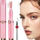 Heated Eyelash Curler, 2-in-1 Clip-Type Design, 3 Temperature Modes, USB Rechargeable Electric Eyelash Curler, Gift for Women & Girls, Light Pink DA