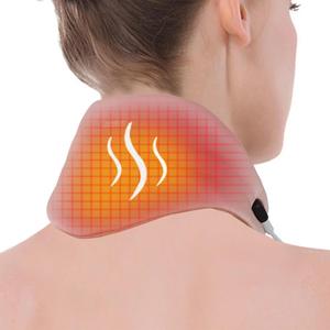 Neck Heating Pad, ARRIS Small Portable Heated Neck Wrap with Adjustable Time and Temperature Control, USB Powered Neck Pain Relief, Stiffness Relief or Postoperative Recovery Pink