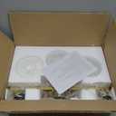 Modern Brushed Gold 3 Light Bathroom Light Fixtures, 19 inch Vanity Lights for Bathroom with Clear Glass, Bathroom Lighting Fixtures Over Mirror for Mirror Kitchen Living Room