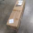 5ft Pre-lit Artificial Christmas Tree, Frosted Pencil Slim Christmas Tree Decoration with 160 Warm White Lights, 8 Lighting Modes, 400 Frosted Tips, 25 Pine Cones, Metal Stand (4ft 11in, Mc02)