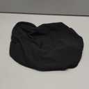 Smiry Stretch Jacquard Office Computer Chair Seat Covers, Removable Washable Anti-dust Desk Chair Seat Cushion Protectors - Black