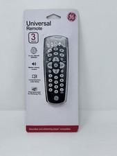 GE Universal Remote Control for Samsung, Vizio, LG, Sony, Sharp, Roku, Apple TV, TCL, Panasonic, Smart TVs, Streaming Players, Blu-ray, DVD, 4-Device, Silver, 33709