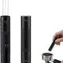 WDT Espresso Distribution Tool - Bincoo Magnetic, Collapsible Needle Stirrer for Even Coffee Grounds | Fits Portafilters, Dosing Cups | Compact Storage, Sticks to Coffee Machine (Black)