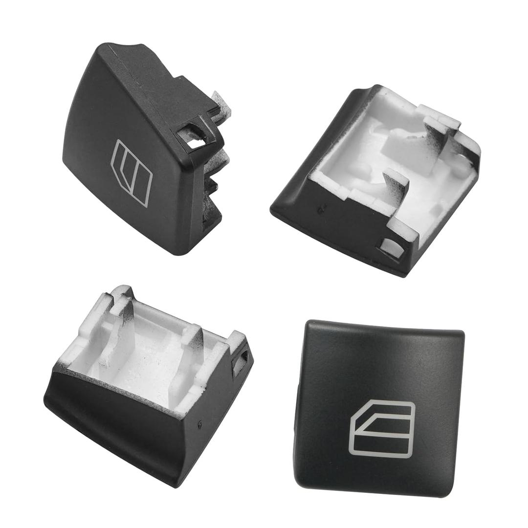 Jaronx for Mercedes Benz Window Switch Button Covers,Power Window Control Switch Buttons for Mercedes Benz C-Class W204 C230 C280 C300 C350, E-Class W212,GLK-Class X204 GLK350