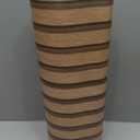 Yun-aeon Natural Wood Peel and Stick Wallpaper Wood Slats - 17.3"x 1200" Light Tan Self-Adhesive Waterproof Vinyl Removable Wall Paper for Wall Decor Bedroom