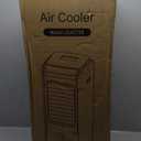 Uthfy 32 Inch Swamp Cooler Air Conditioner, 3 IN 1 Evaporative Air Cooler with 4.2 Gal Water Tank, 4 Mode, 3 Speed, Remote Control, 120 Oscillation, 12 H Timer, Portable AC for Indoor Room, Bedroom