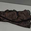 SHAPELLX Lace Bodysuit for Women Tummy Control Shapewear Backless Body Suits One Piece Body Shaper Thongs (Medium, Black)