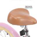 KEANO Girls Bike for 2-12 Years Old Toddlers and Kids, 12" Retro Style Kids Bike with Basket & Training Wheels, 20 Inch Kids' Bicycle with Kickstand, Multiple Colors