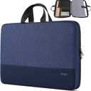 Ytonet Laptop Sleeve Case 15.6 Inch, Slim Water Resistant TSA Laptop Cover with Handle Protective Computer Carrying Case Compatible with HP Dell Lenovo Asus Notebooks, Dark Blue