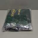 GEEORY Green Velvet Embroidered Christmas Tree Pillow Covers 18x18 Inch Set of 2, Xmas Decorations Farmhouse Winter Holiday Decor Cushion Case for Sofa & Bed GX006-18