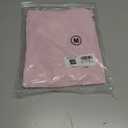 luvamia Women's Casual V Neck Tops 3/4 Sleeve Tie Knot Blouses Solid Button Down Shirts (Pink, M)