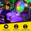 T-SUN Smart Color Changing Landscape Lights, RGBW Spotlights Outdoor with App & Remote, Music Sync, 16M Colors, Timer, Dimmable Waterproof Spot Light for Yard Garden Tree, Set of 2