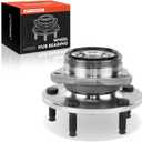 A-Premium Front Wheel Bearing and Hub Assembly with 5-Lug Compatible with Dodge Ram 1500 1994-1999, 4WD Only