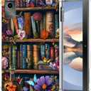 Clear Case for Lenovo Tab M11/Tab K11 LTE 11 Inch 2024, Transparent TPU Silicone Protective Shell Shockproof Case for Lenovo M11 Tablet (TB330FU/TB330XU), Flower Book