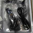 Nulaxy KM18 Bluetooth 5.4 Car Adapter with 1.44" Clear Display & Flexible Gooseneck - FM Radio Transmitter & Bluetooth Receiver for Hands-Free Calls, Wireless Music via BT/FM/AUX/TF, USB Car Charger (Black)