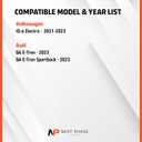 Carbon Cabin Air Filter Replacement - Pack of 1 - Made in USA - Compatible with 2021-2023 Volkswagen ID.4 Electric, 2023 Audi Q4 E-Tron & Q4 E-Tron Sportback - Replaces O.E. 1EA819669