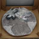 ARTLINE 16" Round Plant Stand with Lockable Wheels, 420lbs Heavy Duty for Indoor Outdoor, Large Rolling Dolly Planter Caddy on Casters to Carry Potted Flower Pot, Round Metal Tray NO Holes, 2 Pack