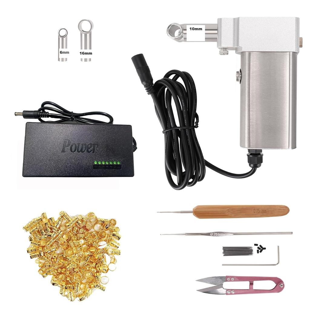 Upgraded Loc Machine for Dreadlocks Maker Portable Electric Instant Dreadlock Machine for locs Can Be Directly Work on Head