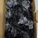 70 LED Skull String Lights - 22.6ft Plug in Halloween String Light for Outdoor and Indoor Decor - Spooky Lighting for Patio, House, Bedroom, Parlor, Halloween Party Decorations (Purple)