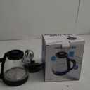 Chefman 1L Electric Tea Kettle with LED Lights, Automatic Shut Off, Removable Lid, Boil-Dry Protection, Hot Water Electric Kettle Water Boiler, Electric Kettles for Boiling Water