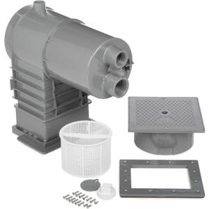 Hayward SP10841OMDGR 1-1/2-Inch FIP Dark Gray Auto-Skim Skimmer with Outside Mount