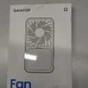 Gaiatop Portable Handheld Fan, 3 Speed LED Makeup Mirror with Light, Folding Stand for Desktop, Rechargeable Mini Personal Fans Small Travel Essentials Gifts for Women Girls (Blue)